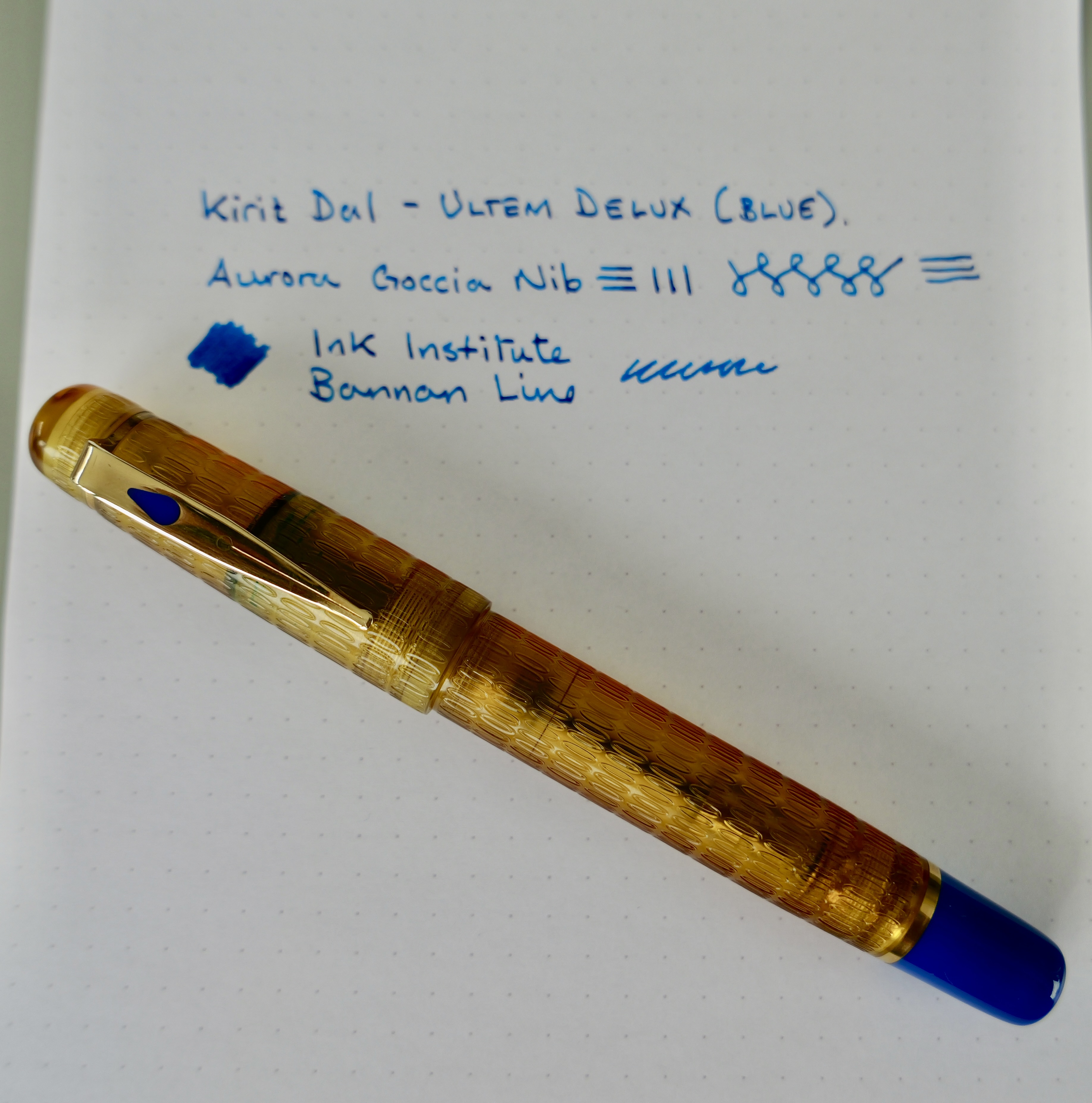 The Goccia writes as beautifully as it looks